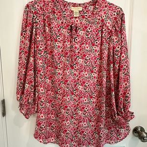 Cynthia Rowley 3x Blouse Pink Floral